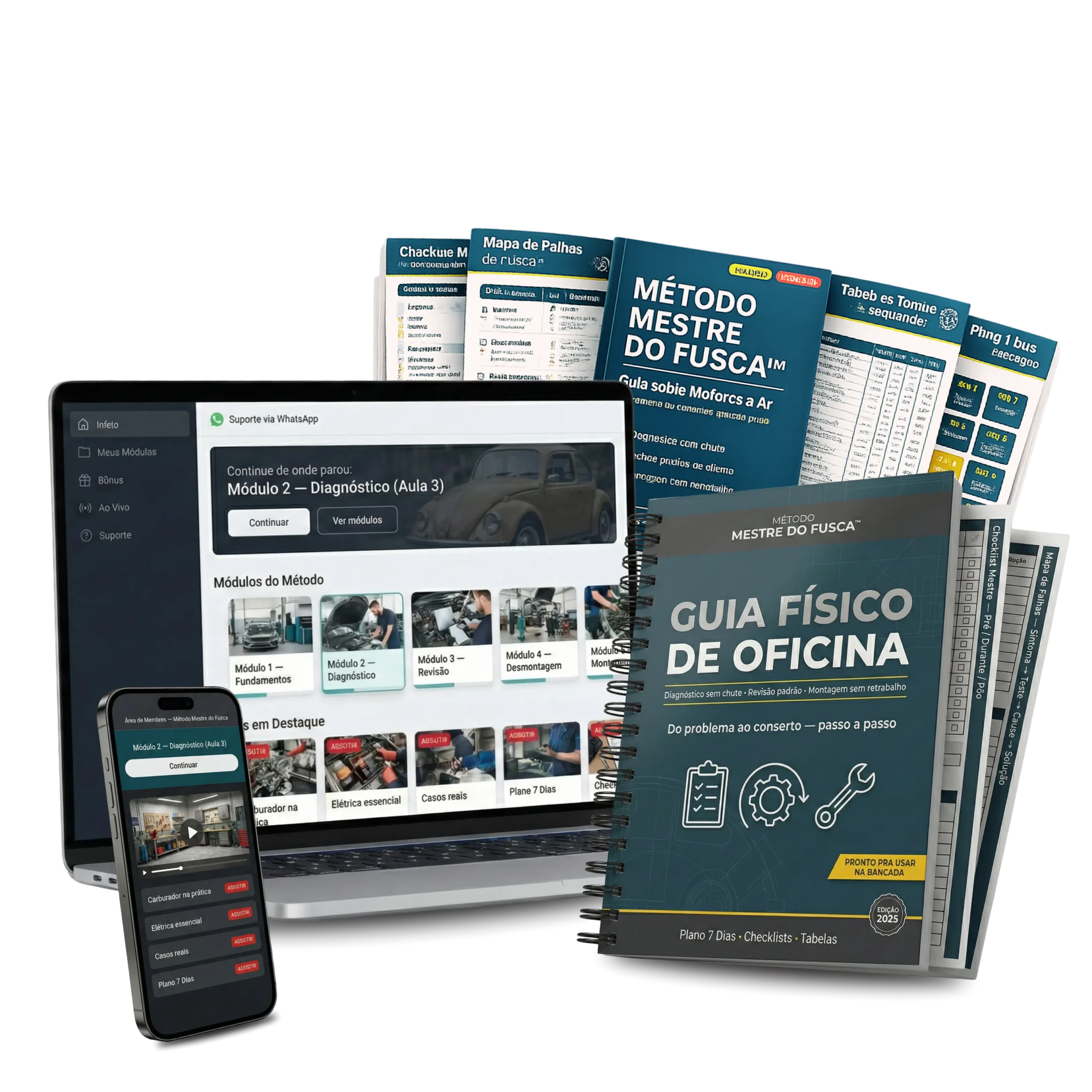 Mestre do Fusca — Manual completo de manutenção e reparos